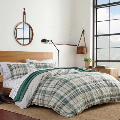 Eddie Bauer - Timbers Reversible Comforter & Sham Set Green - Image 4