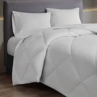 Oversized Down Alternative Comforter With HeiQ Smart Temp Treatment Duvet Comforter Insert - Image 2