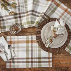 Split P Autumn Plaid Placemat Set