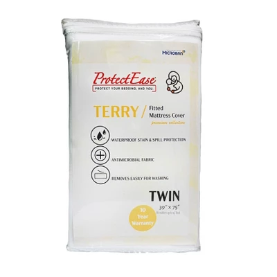 Terry Fitted Mattress Protector - ProtectEase - Image 6